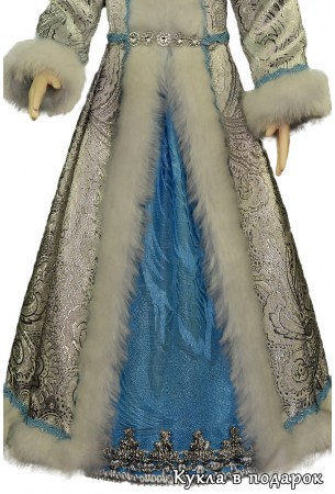 Фарфоровая Снегурочка отделка костюма