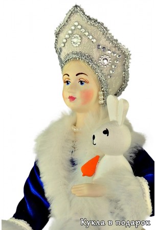 Снегурочка в кокошнике авторская кукла
