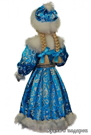 Снегурочка девочка кукла в круглой шапочке
