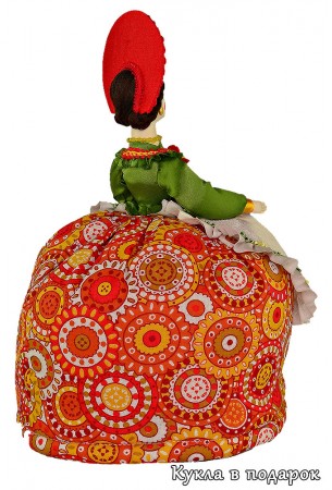 Дымковская Барышня хендмейд кукла грелка на чайник