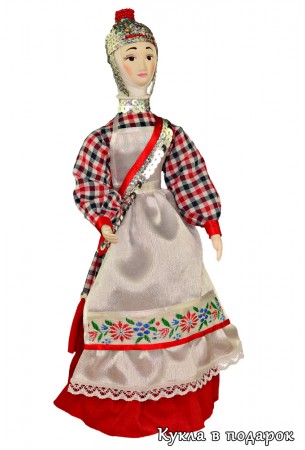 Чувашский подарок кукла в национальном костюме