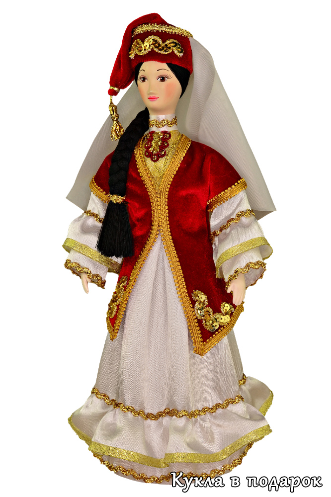Кукла в татарском праздничном костюме