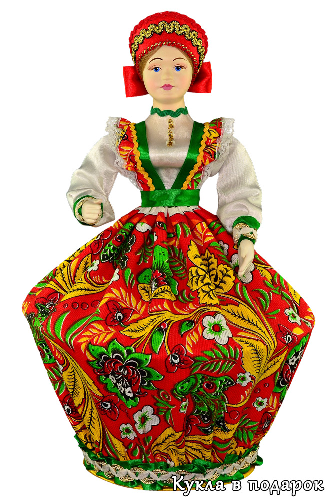 Русская шкатулка кукла в подарок маме