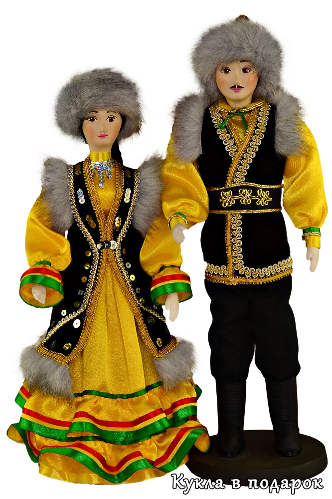 Красивые коллекционные башкирские куклы