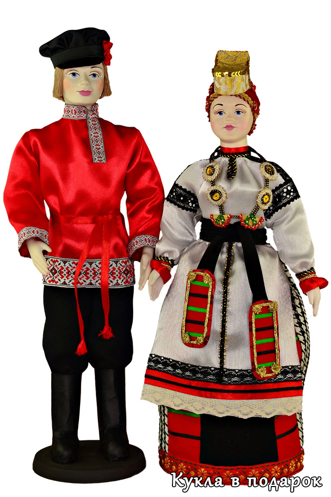 Коллекция кукол в русском костюме